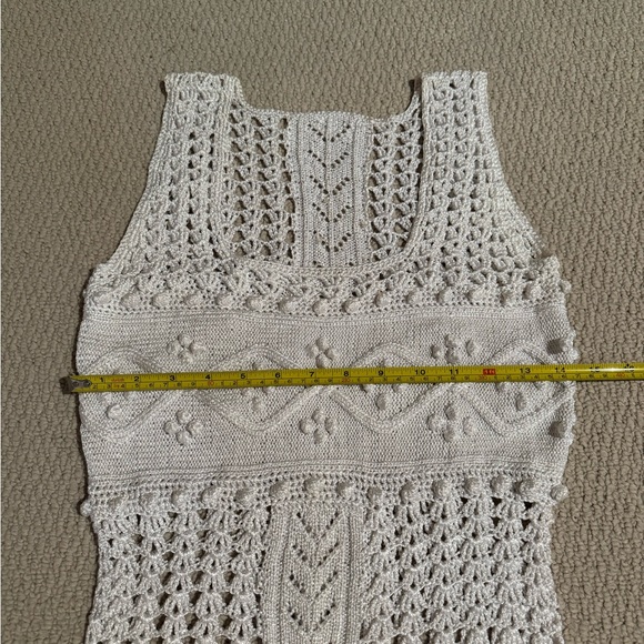 Handmade silk crochet dress - Picture 10 of 12